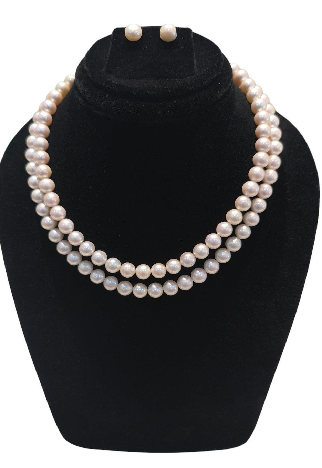 White Pearl Multi-Strand for Girls - Ghanshyamdas Jewellers