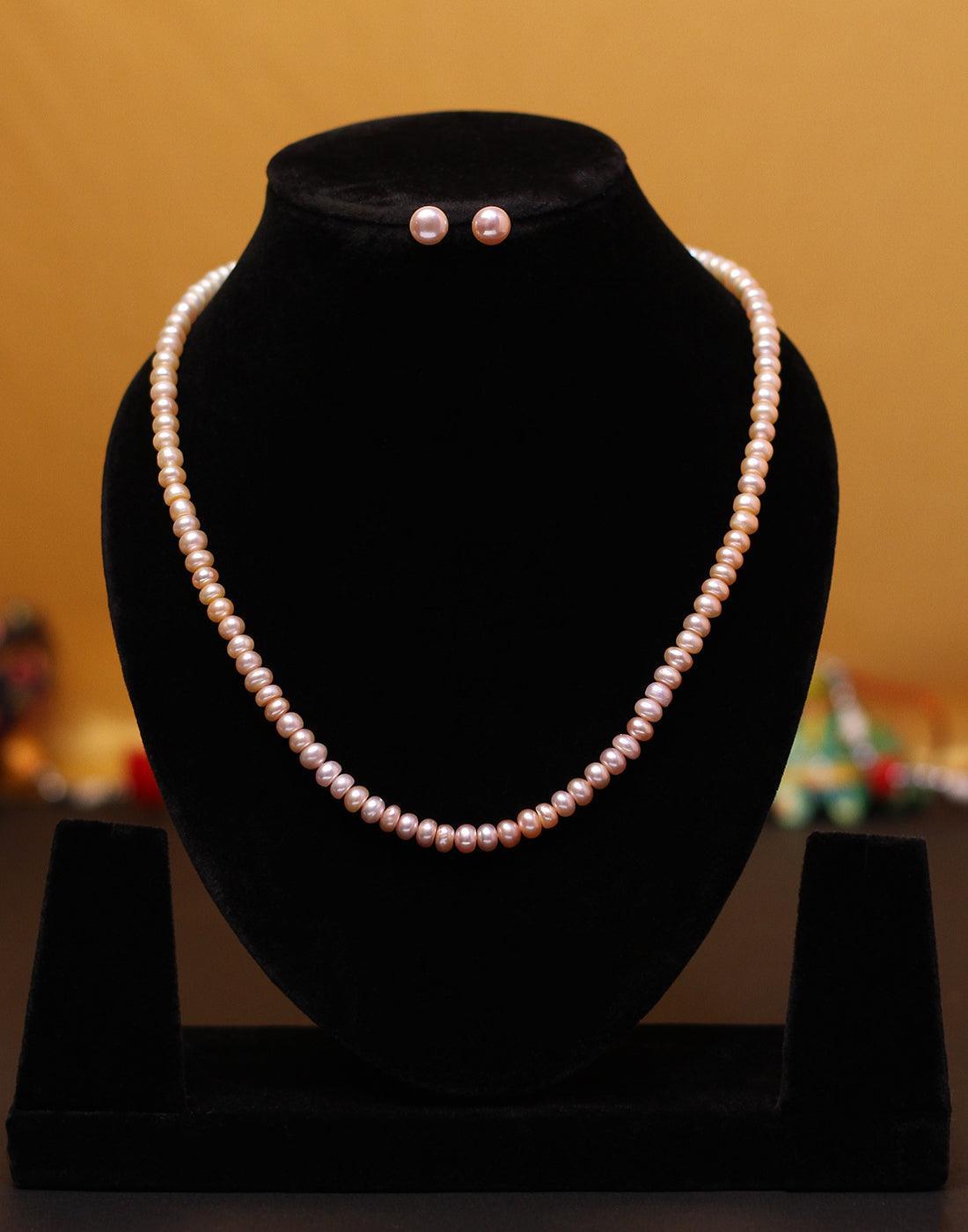 Natural Fresh Water Pearls Set - Ghanshyamdas Jewellers