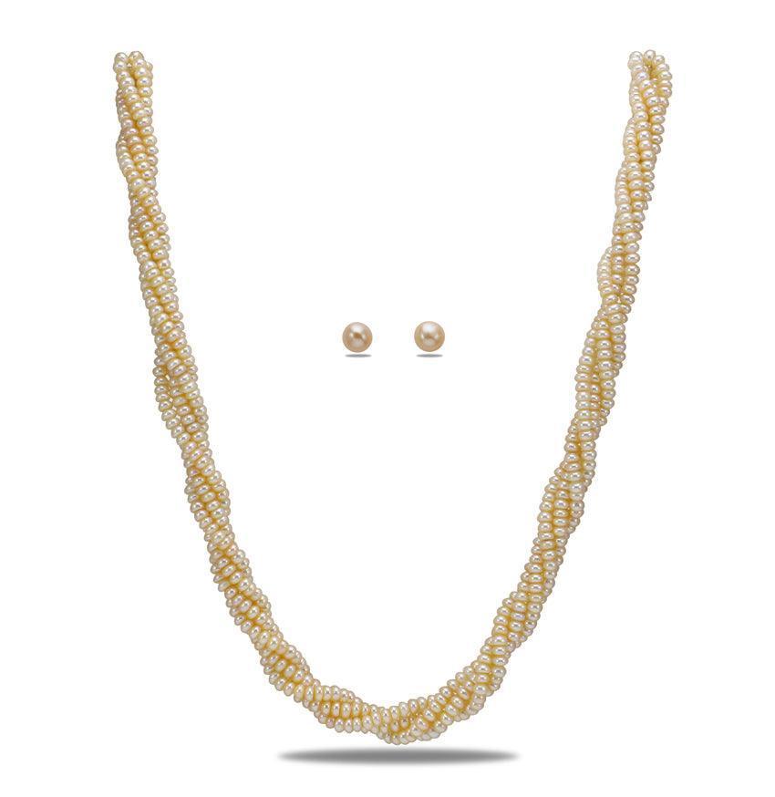 Twisted Pearl Sets - Ghanshyamdas Jewellers