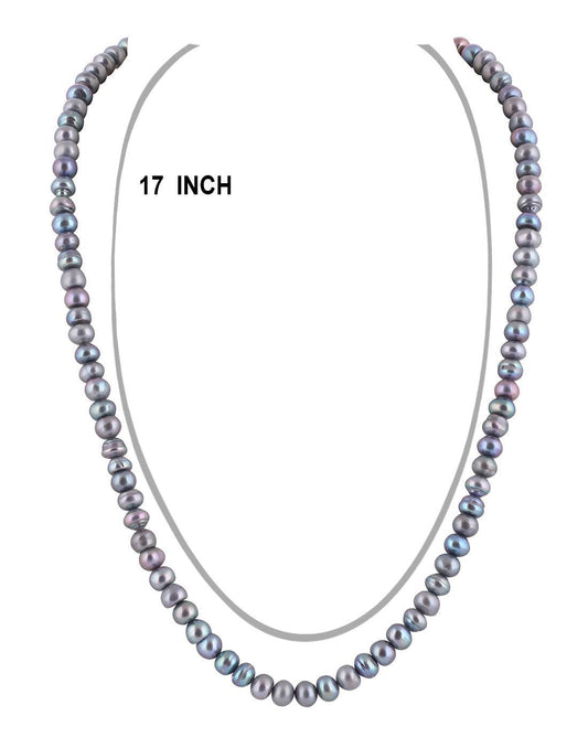 Single Line Natural Fresh Water Pearls Set For Women n Girls - Ghanshyamdas Jewellers