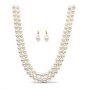 Simple & Elegant Pearl Set - Ghanshyamdas Jewellers