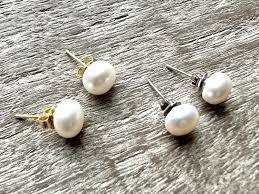 White Pearl Earrings combo! - Ghanshyamdas Jewellers